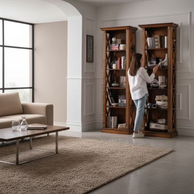 Files Bookshelf Cabinet Solid wood Cabinets Bedroom wardrobe Wardrobe Shelves