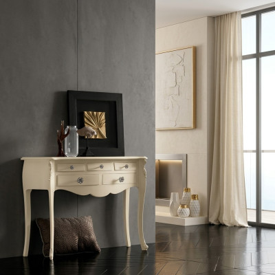 Console furniture wood telephone side Italian tables console sideboard new