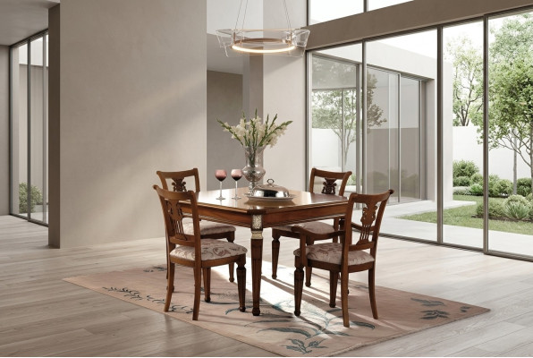 Set of 4 chairs armchairs dining room suite wood modern group upholstered chair furniture