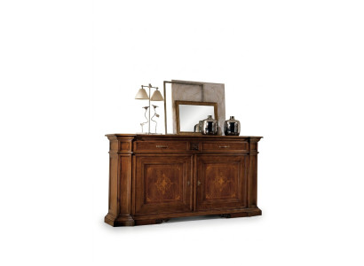 Luxury chest of drawers high cabinet sideboard cabinets wood brown Italian furniture