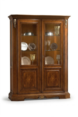Display cabinet 2 door wooden cupboard showcases living room display cabinets design glass furniture