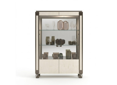 Showcase 2-door cabinet display cabinet living room cabinets design cabinet furniture glass new