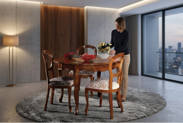 Round dining table brown round living room table kitchen luxurious round tables new
