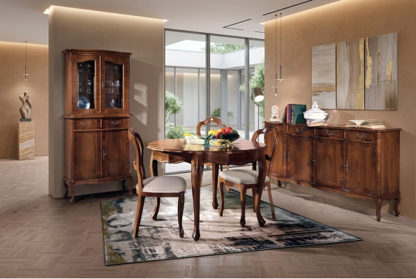 Dining room set chair dining table suite round tables chairs 4-piece wooden table solid wood