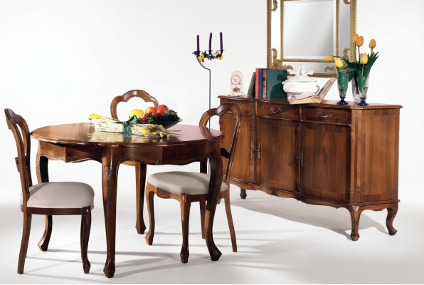 Cabinet Living Room Shelf Luxury Wood Design Sideboard Sideboard Brown Furniture