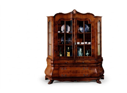 Showcase with 2 Doors Cabinet Display Living Room Cabinets New Furniture Glass Italy
