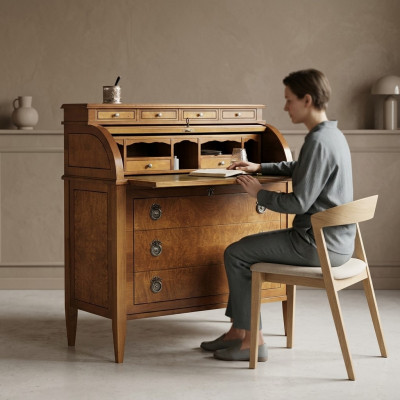 Design table secretary luxury writing office furniture tables wood desks new