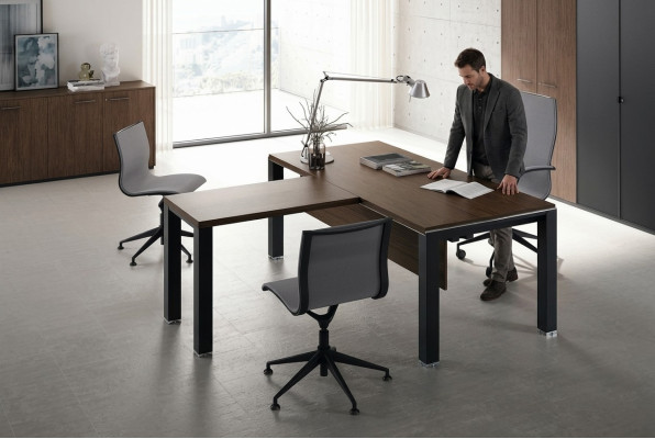 Desk table with meeting table executive desk Frezza office furnishing furniture