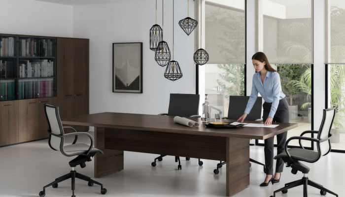 Conference meeting table office furniture meeting table desk office design wood