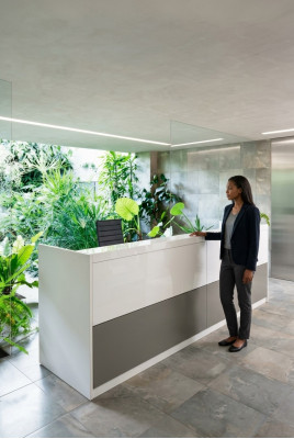 Reception desk office furniture reception desks table law firm Frezza counter furniture practice