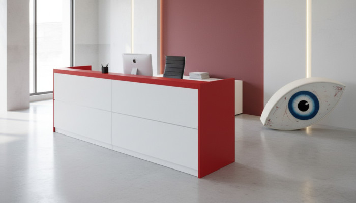 Reception desk office furniture reception desks table law firm practice Frezza counter furniture