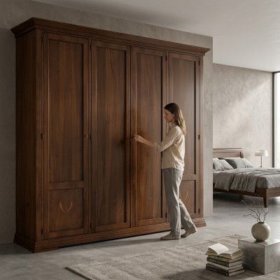 Cabinets Style Furniture Bedroom Country House Wardrobe Closet Living Room New