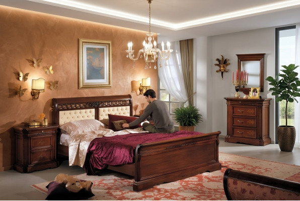 Bed double bed wooden bed furniture solid wood bedroom designer bed wood beds