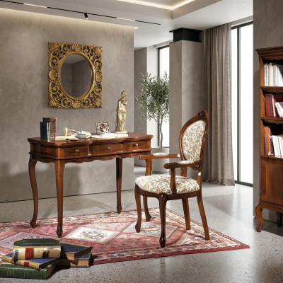 Desk Secretary Desks Italian Furniture Table Chair Set Office 2-piece