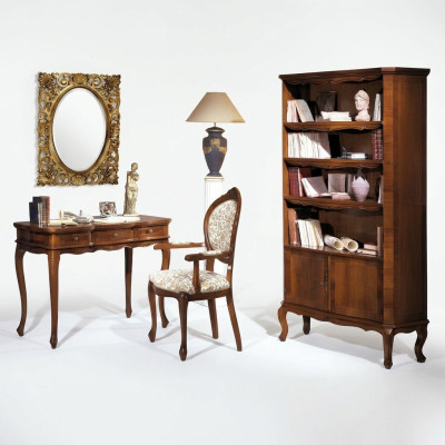Set table with mirror tables armchair chair set retro-style cabinet furniture 3-piece