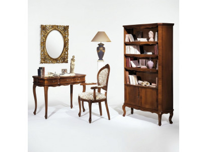 Set table with mirror tables armchair chair set retro-style cabinet furniture 3-piece