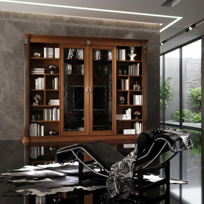 Television cabinet wall unit living room wall TV wall unit solid wood real wood new