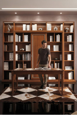 Books cabinet Italian furniture shelf wood cabinets shelves display cabinet sideboard