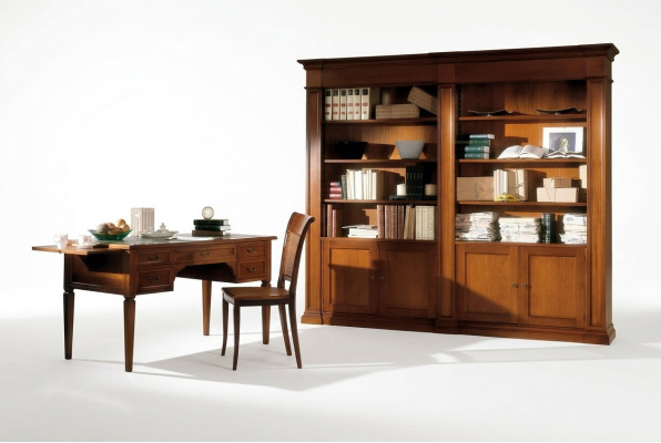 Office furniture set desk study room bookcase 2-piece set Italy