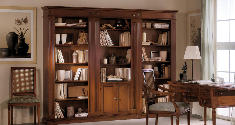 Regal Living Room Cabinet Bookshelf Wood Office Cabinet Cabinets Display Case Italy