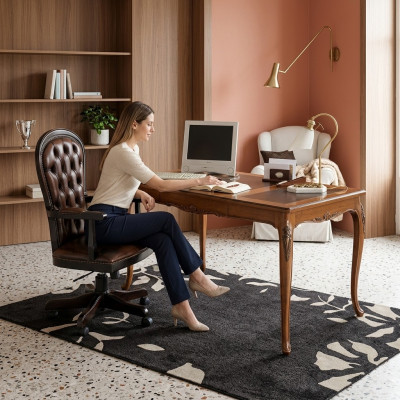 Table desk secretary desks Italian furniture office wooden tables