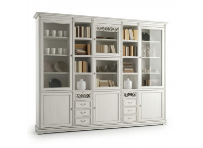 Office furniture, study bookshelf, wooden bookshelf with drawers design