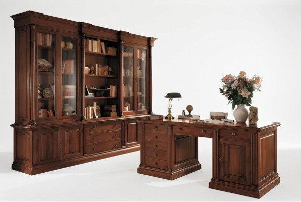 Office bookshelf cabinet wood office cabinet shelf cabinets display case Italian furniture