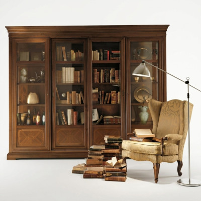Office shelf cupboard drawers office cabinet glass doors furniture design solid wood