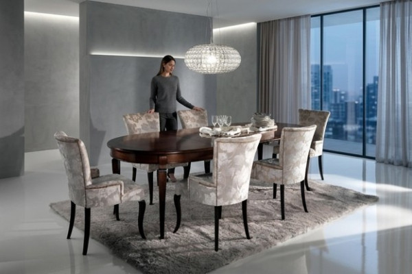 Luxury dining table Italian design furniture furnishings tables solid wood table new