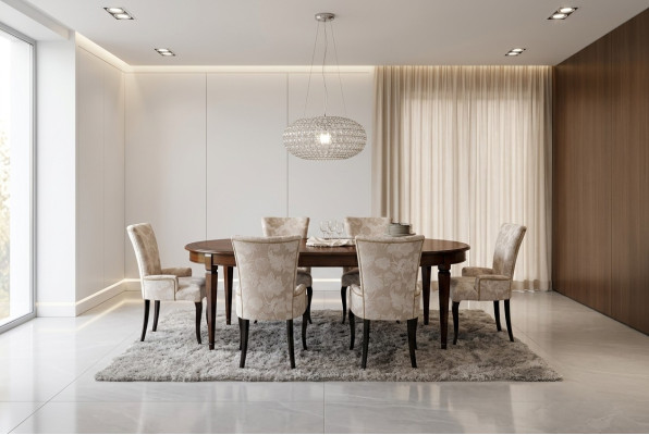 Luxury dining table Italian design furniture furnishings tables solid wood table new