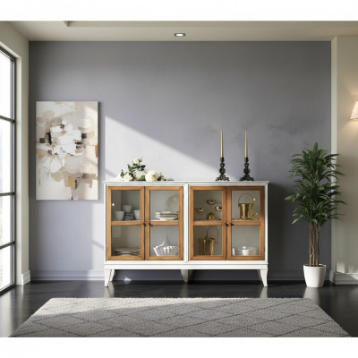 Display cabinet sideboard retro style living room cupboard chest of drawers collection display cabinets new
