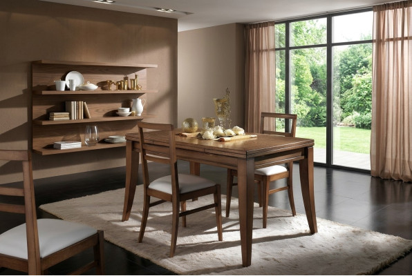 Dining table natural wood retro style dining room living room dining tables tables table furniture