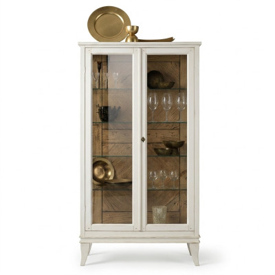 Retro style glass dining room cabinet glass table cabinet display cabinet living room display cabinets