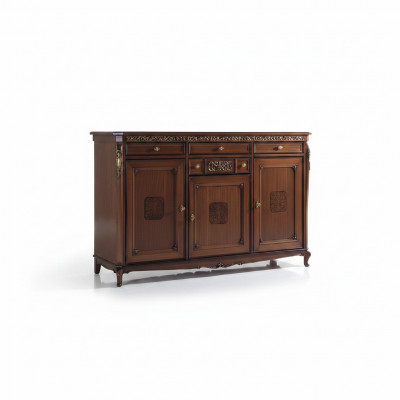 Cabinet Sideboard Brown Solid Wood Furniture Cupboards Sideboards