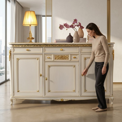 Luxury Dresser Cabinet Sideboard Antique Style Dressers Italian Luxury Furniture