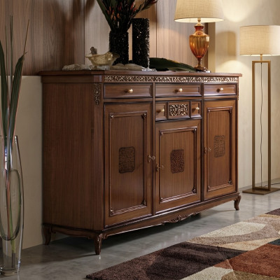 Dresser living room dresser drawers wood sideboard cabinet cabinets solid