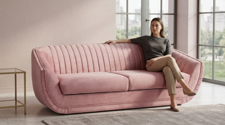 Three-seater sofa 3-seater couch upholstered sofas couches living room design textile