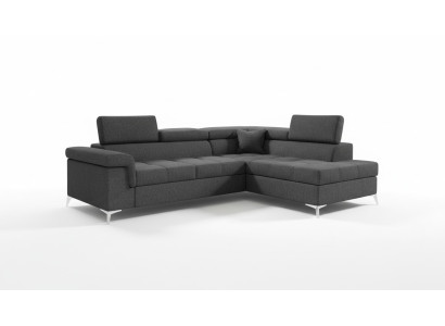 Sectional sofa L-shape sofa couch design upholstery sleeper sofa fabric bed function fabric