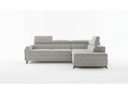 Designer sofa couch corner sofa textile upholstery suite living landscape L-shape fabric
