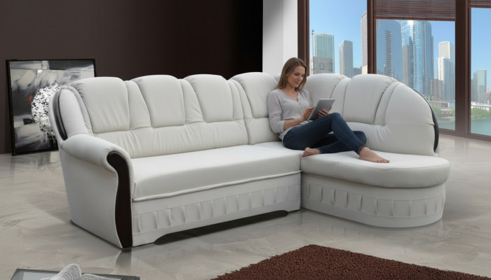 Couch Living Landscape Corner Set Design Modern Sofa L-Shape Fabric Sofas New
