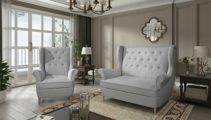 Chesterfield Couch Upholstery 2+1 Seater Upholstered Furniture Couches Sofa Set Sofas