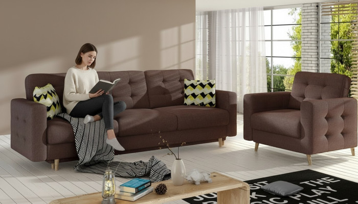 Chesterfield Couch Upholstery 3+1 Seater Upholstered Sofa Set Couches Sofas