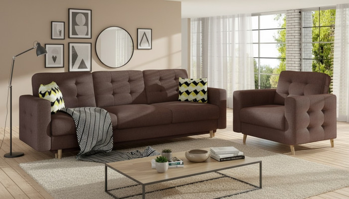 Chesterfield Couch Upholstery 3+1 Seater Upholstered Sofa Set Couches Sofas