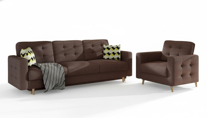 Chesterfield Couch Upholstery 3+1 Seater Upholstered Sofa Set Couches Sofas