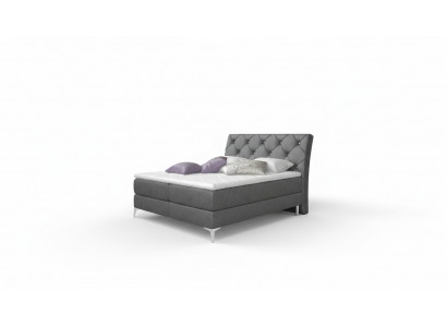 Designer bed bedroom beds textile hotel upholstery chesterfield box spring