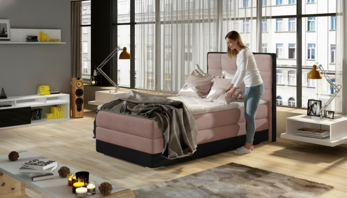 Luxury Designer Upholstered Bed, Beds, Designer Bed, NEW 90x200cm
