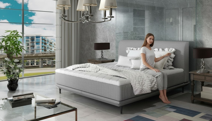 Designer upholstered bed bed beds double bed decor marital bed designer bed NEW