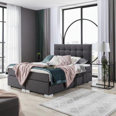 Complete set: mattress & topper box spring bed upholstered beds textile fabric