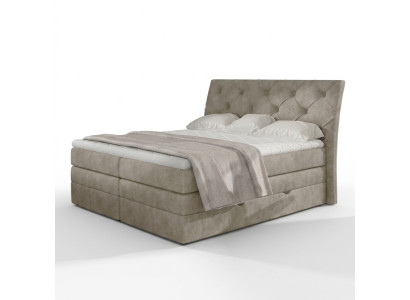 Luxury bedroom bed upholstery Chesterfield box spring luxury double hotel