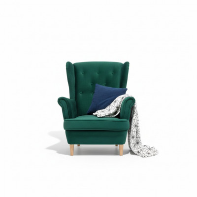 Lounge ear chair club designer furniture TV sofa chair velvet upholstery seat new
